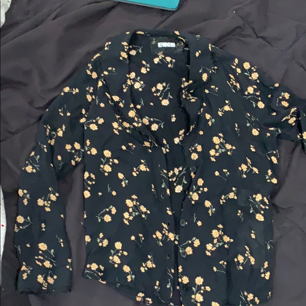 Reformation size XS long sleeve blouse